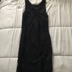 Black Lace Bodycon Dress